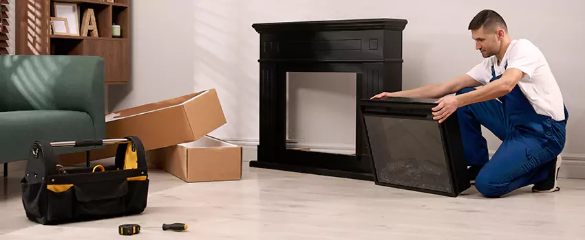Old Rusted Metal Fireplace Repair And Replacement in Enterprise, AL